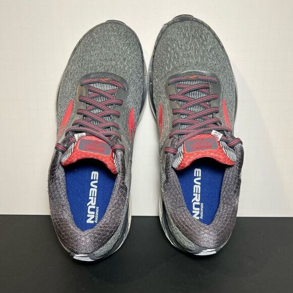 Womens BROOKS Adrenaline GTS 18 Gray Running Shoes / Size 9 Wide - Picture 5 of 9